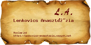 Lenkovics Anasztázia névjegykártya